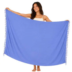 Red sarong for beach and swimming