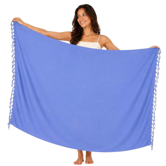 Red sarong for sun, swimming and as a light beach garment in size 180x115 cm