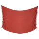 Rust red sarong in plain color for beach, pool and sea