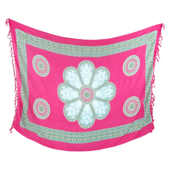Stor Mandala sarong i rosa design