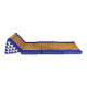 Thai pillow XL with three fold out mattresses - Blue/Gold