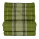 Thai pillow and floor pillow with three fold outs in green and white color