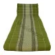 Thai pillow and floor pillow with three fold outs in green and white color