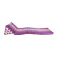 Thai pillow and floor pillow with three fold outs in purple and pink color