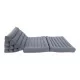 Solid grey-blue triangle cushion – simple Thai floor model
