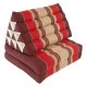 Classic red triangle cushion – Thai double support for comfort