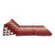 Classic red triangle cushion – Thai double support for comfort