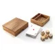 Deck and dice including nice wooden storage box