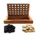 Wooden game Four in a Row in classic design