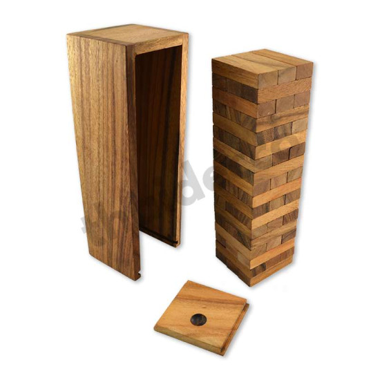 Jenga wooden tower game