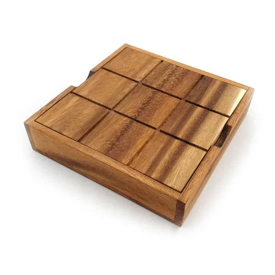 Tre i rad & Luffarschack som är ett handgjort träspel