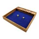 Shut The Box Jumbo dice game with blue playing surface